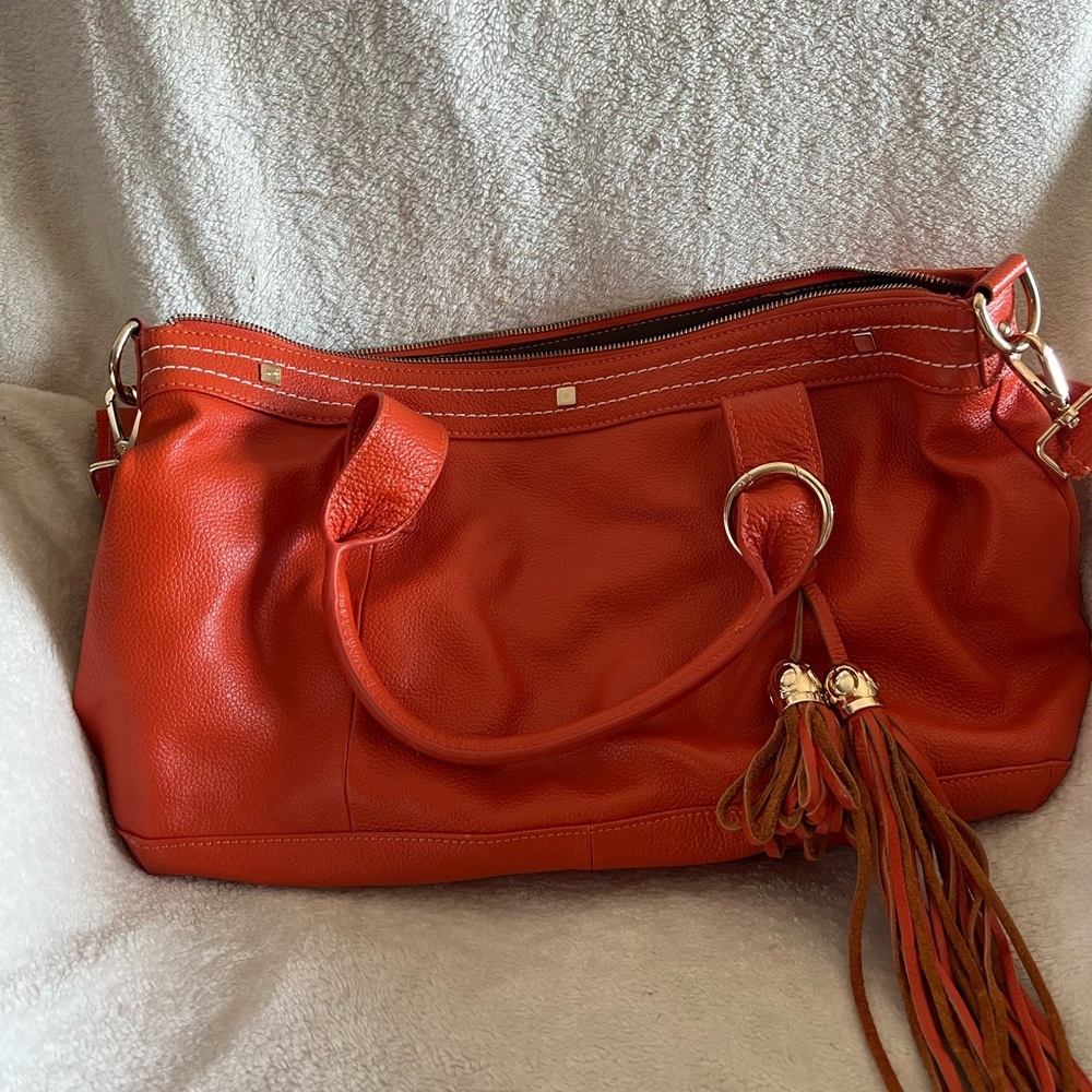 Coure & Pelle orange handbag